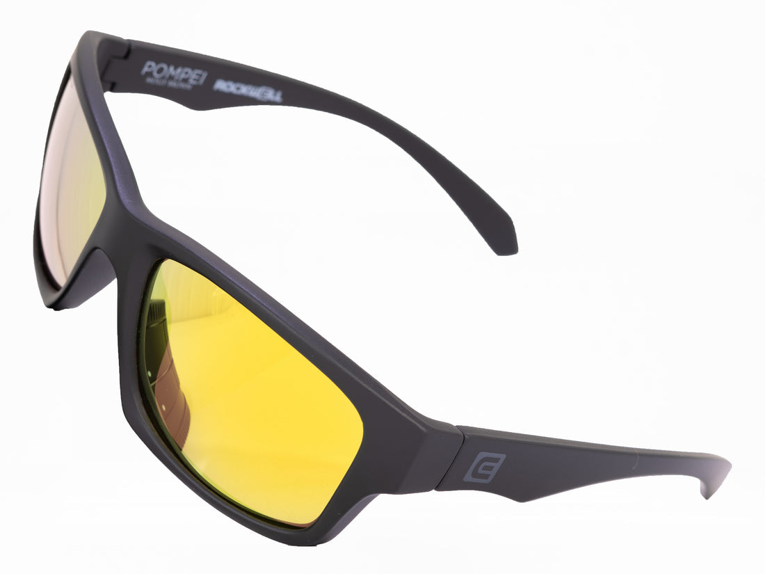 Pompei Floatable (Matte Black/Yellow Polarized Hydro)